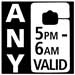 Night Parking Symbol